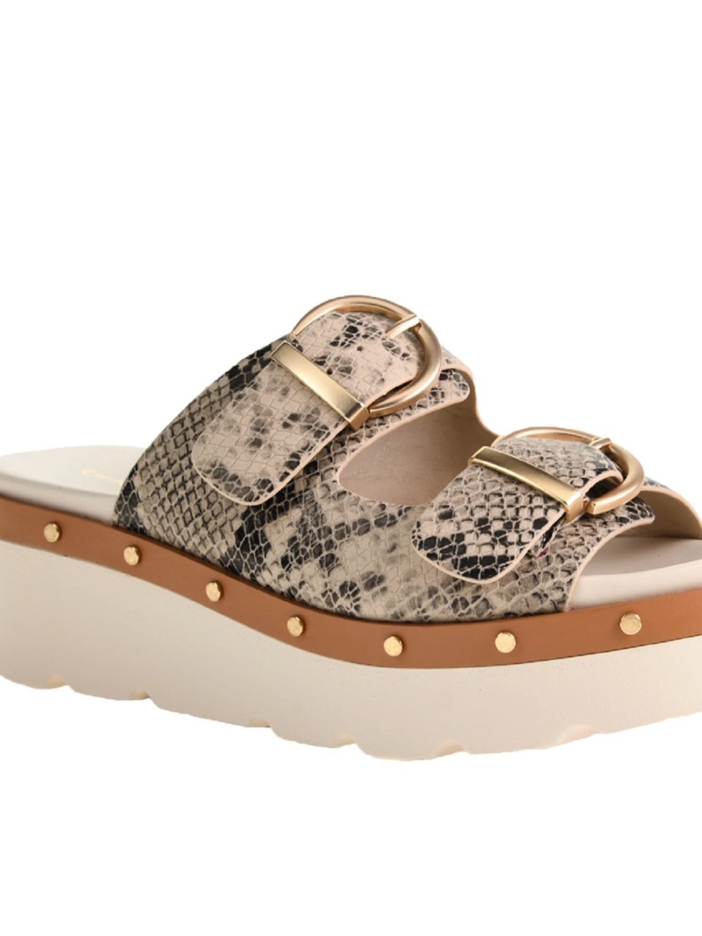 New in box. Surfs Up sandals Chinese Laundry. Snakeskin. Wedge
